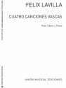 Cuatro Canciones Vascas for Voice and Piano Vocal and Piano Buch