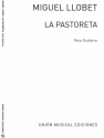 La Pastoreta Cancion Popular Catalana for Guitar Gitarre Buch