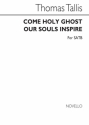 Thomas Tallis, Come Holy Ghost Our Souls Inspire SATB Chorpartitur