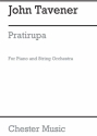 John Tavener: Pratirupa (Score) Piano/Strings Piano Chamber, String Orchestra Score