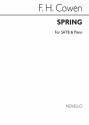 Frederic H. Cowen, Spring SATB and Piano Chorpartitur