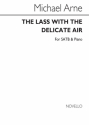 Michael Arne, The Lass With The Delicate Air SATB and Piano Chorpartitur