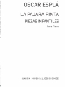 Oscar Espla, La Pajara Pinta Piezas Infantiles Piano Klavier Buch
