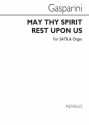 Gasparini, May Thy Spirit Rest Upon Us SATB Chorpartitur