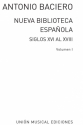 Nueva Biblioteca Espanola Vol.1 Siglos XVI al XVIII for piano