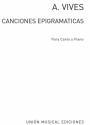 Amadeo Vives, Amadeo Vives: Canciones Epigramaticas Vocal and Piano Klavierauszug