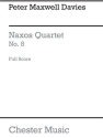 Peter Maxwell Davies: Naxos Quartet No.8 (Score) Violin, String Quartet Score