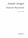 Joseph Jongen: Chanson Roumaine Soprano, Piano, String Quartet Score and Parts