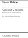 Helen Grime: Clarinet Concerto (Clarinet/Piano) Clarinet, Piano Accompaniment Instrumental Work