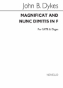 John B. Dykes, Magnificat And Nunc Dimittis In F SATB and Organ Chorpartitur