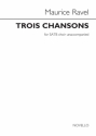 Trois Chansons for mixed choir unaccompanied choral score