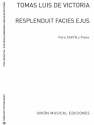 Toms Luis de Victoria, Resplenduit Facies Ejus SSATB Chorpartitur