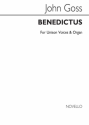 John Goss, Benedictictus In A Unison Unison Voices Chorpartitur