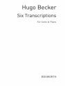 6 Transcriptions   for cello and piano