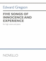 Edward Gregson, Five Songs Of Innocence and Experience High Voice and Piano Buch