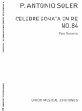 Celebre Sonata En Re No.84 Gitarre Buch