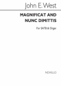 John E. West, Magnificat And Nunc Dimittis In A SATB Chorpartitur