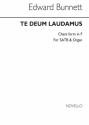 Edward Bunnett, Te Deum Laudamus (Chant Form) In F SATB and Organ Chorpartitur