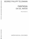 Fantasia En Sol Mayor Gitarre Buch