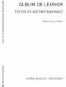 Album De Leonor: (Antonio Machado) Voice and Piano Vocal and Piano Buch