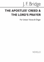 Frederick Bridge, Apostles Creed And The Lord`s Prayer Unison Voice Organ Accompaniment Chorpartitur