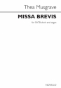 Missa Brevis for mixed chorus and organ score