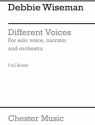 Debbie Wiseman: Different Voices Soprano, Narration, Orchestra Score