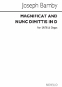 Sir Joseph Barnby, Magnificat And Nunc Dimittis In C SATB and Organ Chorpartitur