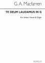 Lyricist), Te Deum Laudamus In G Unison Voices Chorpartitur