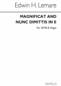 Edwin Lemare, Magnificat And Nunc Dimittis In E SATB and Organ Buch