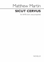 Matthew Martin, Sicut Cervus For Satb Choir Gemischter Chor Chorpartitur