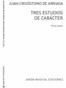 Juan Crisostomo Arriaga, Tres Estudios Piano Klavier Buch