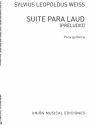 Sylvius Leopold Weiss, Suite Para Laud For Guitar Gitarre Buch