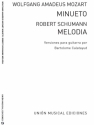 Wolfgang Amadeus Mozart, Don Juan Minueto/Schumann Melodia Gitarre Buch