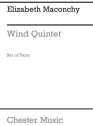 Elizabeth Maconchy, Wind Quintet (1980) Flute, Oboe, Clarinet, Bassoon and French Horn Stimmen-Set