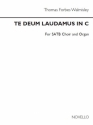 Thomas Forbes Walmisley, Te Deum Laudamus In C SATB and Organ Chorpartitur