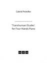 Gabriel Prokofiev, Transhuman Etudes Piano 4 Hands Buch + Einzelstimme