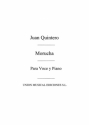 Morucha, Cancion Vocal and Piano Buch