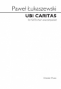 Pawel Lukaszewski, Ubi Caritas SATB a Cappella Chorpartitur