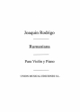 Joaquin Rodrigo, Rumaniana Violine und Klavier Buch