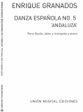 Danza Espanola No.5 Andaluza Flte und Klavier Buch