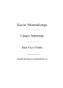 Xavier Montsalvatage, Montsalvatge: Canco Amorosa Vocal and Piano Partitur