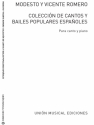 Coleccin De Cantos Y Bailes Populares Espanoles vol.1 para canto y piano