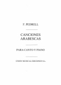 Canciones Arabescas para canto y piano score