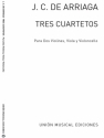 Tres Cuartetos For String Quartet Streichquartett Stimmen-Set