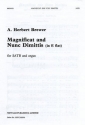 A. Herbert Brewer, Magnificat And Nunc Dimittis In E Flat SATB and Organ Chorpartitur