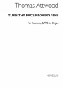 Thomas Attwood, Turn Thy Face From My Sins Soprano SATB Organ Accompaniment Chorpartitur