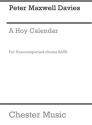 Peter Maxwell Davies: A Hoy Calendar SATB, Piano Accompaniment Vocal Score