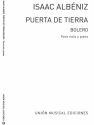 Isaac Albniz, Manuel Francisco Puerta De Tierra-Bolero Viola und Klavier Buch