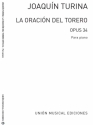 Joaqun Turina, La Oracion Del Torero Op.34 Piano Klavier Buch